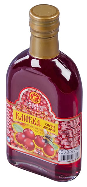 Сироп  "Клюква с мёдом"  250мл.