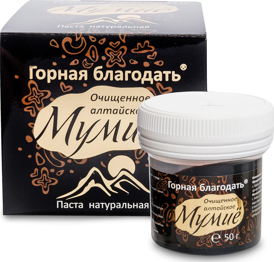 Мумиё алтайское очищенное "Горная благодать" 50 г