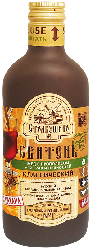 Сбитень классический БЕЗ САХА� А 250 мл. "Столбушинский"