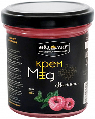 Крем-мёд с малиной 200 гр.